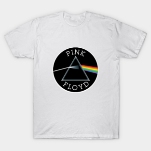 Pink Floyd Dark Side Of The Moon T-Shirt - "Pink Floyd" by Surrelids